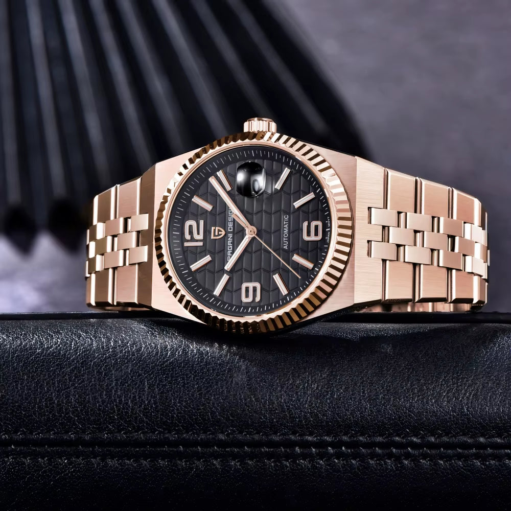 Kelra Honeycomb 40MM Men’s Watch – Luxury stainless steel sapphire glass wristwatch
